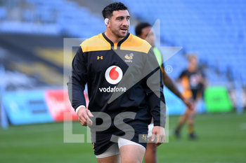 2020-09-09 - Wasps prop Jeff Toomaga-Allen warms up before the English championship Gallagher Premiership Rugby Union match between Wasps and Leicester Tigers on September 9, 2020 at the Ricoh Arena in Coventry, England - Photo Dennis Goodwin / ProSportsImages / DPPI - WASPS VS LEICESTER TIGERS - PREMERSHIP RUGBY UNION - RUGBY