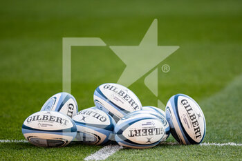 2021-04-23 - Illustration balls during the English championship Gallagher Premiership Rugby Union match between Bristol Rugby and Exeter Chiefs on April 23, 2021 at Ashton Gate in Bristol, England - Photo Simon King / ProSportsImages / DPPI - BRISTOL RUGBY VS EXETER CHIEFS - PREMERSHIP RUGBY UNION - RUGBY