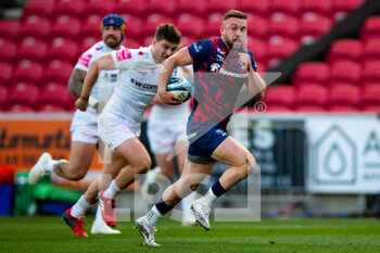 2021-04-23 - Andy Uren of Bristol Rugby scores his sides first try during the English championship Gallagher Premiership Rugby Union match between Bristol Rugby and Exeter Chiefs on April 23, 2021 at Ashton Gate in Bristol, England - Photo Simon King / ProSportsImages / DPPI - BRISTOL RUGBY VS EXETER CHIEFS - PREMERSHIP RUGBY UNION - RUGBY