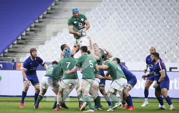 2020-10-31 - Tadhg Beirne of Ireland during the Guinness Six Nations 2020, rugby union match between France and Ireland on October 31, 2020 at Stade de France in Saint-Denis near Paris, France - Photo Jean Catuffe / DPPI - FRANCE VS IRELAND 2020 - SIX NATIONS - RUGBY