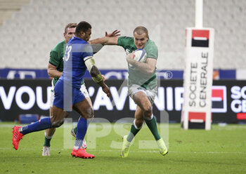 2020-10-31 - Jacob Stockdale of Ireland during the Guinness Six Nations 2020, rugby union match between France and Ireland on October 31, 2020 at Stade de France in Saint-Denis near Paris, France - Photo Jean Catuffe / DPPI - FRANCE VS IRELAND 2020 - SIX NATIONS - RUGBY