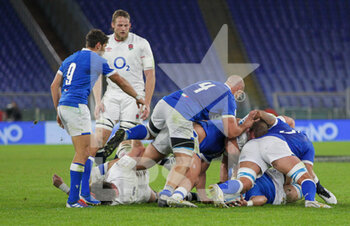 2020-10-31 - ruck Italy - ITALIA VS INGHILTERRA - SIX NATIONS - RUGBY