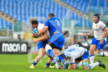 2021-02-06 - Michele Lamaro (Italy) carries the ball - ITALIA VS FRANCIA - SIX NATIONS - RUGBY