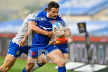 2021-02-06 - Brice Dulin (France)  carries the ball  - ITALIA VS FRANCIA - SIX NATIONS - RUGBY