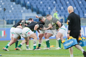 2021-02-27 - warm up Ireland - 2021 GUINNESS SIX NATIONS RUGBY - ITALY VS IRELAND - SIX NATIONS - RUGBY