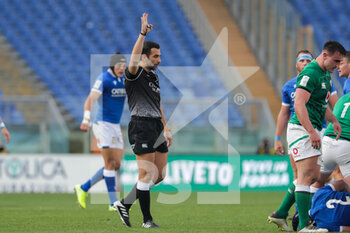 2021-02-27 - referee Raynal - 2021 GUINNESS SIX NATIONS RUGBY - ITALY VS IRELAND - SIX NATIONS - RUGBY