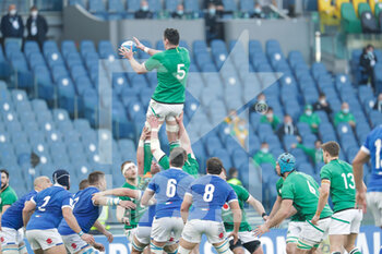 2021-02-27 - touche Ireland - 2021 GUINNESS SIX NATIONS RUGBY - ITALY VS IRELAND - SIX NATIONS - RUGBY