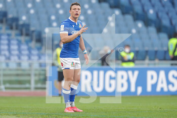 2021-02-27 - Paolo Garbisi (Italy) - 2021 GUINNESS SIX NATIONS RUGBY - ITALY VS IRELAND - SIX NATIONS - RUGBY