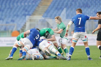 2021-02-27 - ruck Ireland - 2021 GUINNESS SIX NATIONS RUGBY - ITALY VS IRELAND - SIX NATIONS - RUGBY