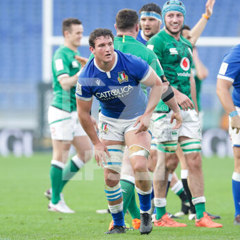 2021-02-27 - Michele Lamaro (Italy) - 2021 GUINNESS SIX NATIONS RUGBY - ITALY VS IRELAND - SIX NATIONS - RUGBY