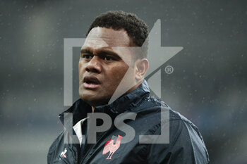 2021-03-26 - Virimi VAKATAWA (FRA) at warm up during the 2021 Six Nations, rugby union match between France and Scotland on March 26, 2021 at Stade de France in Saint-Denis near Paris, France - Photo Stephane Allaman / DPPI - 2021 GUINNESS SIX NATIONS RUGBY - FRANCE VS SCOTLAND - SIX NATIONS - RUGBY