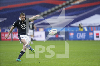 2021-03-26 - Finn Russell (SCO) scored the transformation during the 2021 Six Nations, rugby union match between France and Scotland on March 26, 2021 at Stade de France in Saint-Denis near Paris, France - Photo Stephane Allaman / DPPI - 2021 GUINNESS SIX NATIONS RUGBY - FRANCE VS SCOTLAND - SIX NATIONS - RUGBY