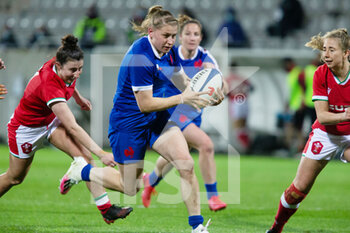 2021-04-03 - Emeline Gros of France during the 2021 Women's Six Nations, rugby union match between France and Wales on April 3, 2021 at La Rabine stadium in Vannes, France - Photo Damien Kilani / DK Prod / DPPI - SEI NAZIONI FEMMINILE 2021 - FRANCIA VS GALLES - SIX NATIONS - RUGBY