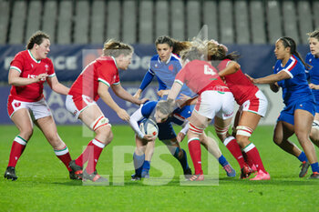 2021-04-03 - Laure Sansus of France during the 2021 Women's Six Nations, rugby union match between France and Wales on April 3, 2021 at La Rabine stadium in Vannes, France - Photo Damien Kilani / DK Prod / DPPI - SEI NAZIONI FEMMINILE 2021 - FRANCIA VS GALLES - SIX NATIONS - RUGBY