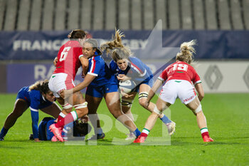 2021-04-03 - Gaelle Hermet of France during the 2021 Women's Six Nations, rugby union match between France and Wales on April 3, 2021 at La Rabine stadium in Vannes, France - Photo Damien Kilani / DK Prod / DPPI - SEI NAZIONI FEMMINILE 2021 - FRANCIA VS GALLES - SIX NATIONS - RUGBY