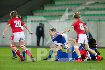 2021-04-03 - Laure Sansus of France during the 2021 Women's Six Nations, rugby union match between France and Wales on April 3, 2021 at La Rabine stadium in Vannes, France - Photo Damien Kilani / DK Prod / DPPI - SEI NAZIONI FEMMINILE 2021 - FRANCIA VS GALLES - SIX NATIONS - RUGBY