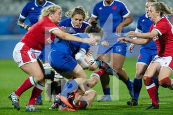 2021-04-03 - Gabrielle Vernier of France during the 2021 Women's Six Nations, rugby union match between France and Wales on April 3, 2021 at La Rabine stadium in Vannes, France - Photo Damien Kilani / DK Prod / DPPI - SEI NAZIONI FEMMINILE 2021 - FRANCIA VS GALLES - SIX NATIONS - RUGBY