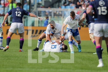 2022-03-12 - ruck Italy - ITALY VS SCOTLAND - SIX NATIONS - RUGBY