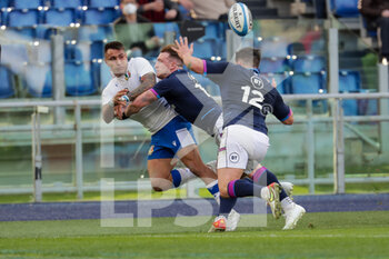 2022-03-12 - Pierre Bruno (Italy) - ITALY VS SCOTLAND - SIX NATIONS - RUGBY