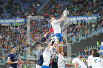 2022-03-12 - touche Italy - ITALY VS SCOTLAND - SIX NATIONS - RUGBY