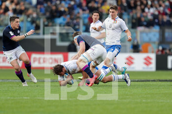 2022-03-12 - Michele Lamaro (Italy) - ITALY VS SCOTLAND - SIX NATIONS - RUGBY