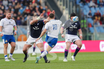 2022-03-12 - Paolo Garbisi (Italy) - ITALY VS SCOTLAND - SIX NATIONS - RUGBY