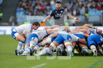 2022-03-12 - scrum Italy - ITALY VS SCOTLAND - SIX NATIONS - RUGBY
