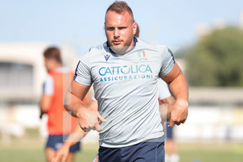 2020-07-07 - Italrugby’s prop Andrea Lovotti - ALLENAMENTO NAZIONALE RUGBY - TEST MATCH - RUGBY