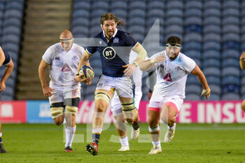 2020-10-23 - Ben Toolis of Scotland breaks clear during the Rugby International Test match between Scotland and Georgia on October 23, 2020 at BT Murrayfield in Edinburgh, Scotland - Photo Malcolm Mackenzie / ProSportsImages / DPPI - SCOTLAND VS GEORGIA - TEST MATCH - RUGBY