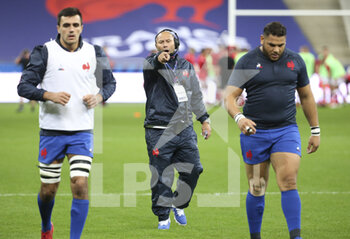 2020-10-24 - Performance Director Thibault Giroud of France during the warm-up before the 2020 International Rugby Union Test Match between France and Wales on October 24, 2020 at Stade de France in Saint-Denis near Paris, France - Photo Jean Catuffe / DPPI - FRANCE VS WALES - TEST MATCH - RUGBY