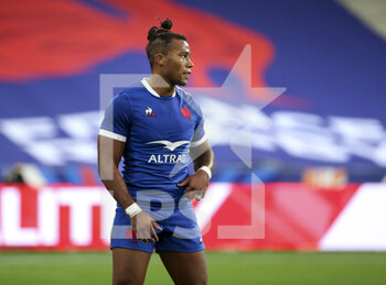 2020-10-24 - Teddy Thomas of France during the 2020 International Rugby Union Test Match between France and Wales on October 24, 2020 at Stade de France in Saint-Denis near Paris, France - Photo Jean Catuffe / DPPI - FRANCE VS WALES - TEST MATCH - RUGBY
