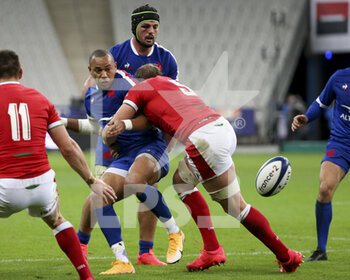 2020-10-24 - Gael Fickou, Gregory Alldritt of France during the 2020 International Rugby Union Test Match between France and Wales on October 24, 2020 at Stade de France in Saint-Denis near Paris, France - Photo Jean Catuffe / DPPI - FRANCE VS WALES - TEST MATCH - RUGBY