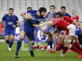 2020-10-24 - Francois Cros of France during the 2020 International Rugby Union Test Match between France and Wales on October 24, 2020 at Stade de France in Saint-Denis near Paris, France - Photo Jean Catuffe / DPPI - FRANCE VS WALES - TEST MATCH - RUGBY