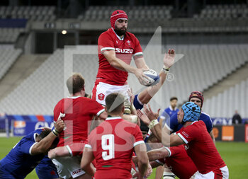 2020-10-24 - Cory Hill of Wales during the 2020 International Rugby Union Test Match between France and Wales on October 24, 2020 at Stade de France in Saint-Denis near Paris, France - Photo Jean Catuffe / DPPI - FRANCE VS WALES - TEST MATCH - RUGBY