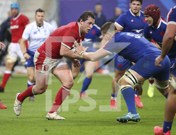 2020-10-24 - Ryan Elias of Wales, Paul Willemse of France during the 2020 International Rugby Union Test Match between France and Wales on October 24, 2020 at Stade de France in Saint-Denis near Paris, France - Photo Jean Catuffe / DPPI - FRANCE VS WALES - TEST MATCH - RUGBY