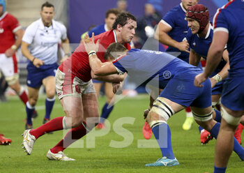 2020-10-24 - Ryan Elias of Wales, Paul Willemse of France during the 2020 International Rugby Union Test Match between France and Wales on October 24, 2020 at Stade de France in Saint-Denis near Paris, France - Photo Jean Catuffe / DPPI - FRANCE VS WALES - TEST MATCH - RUGBY