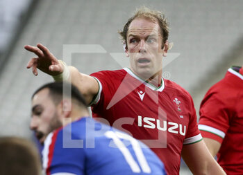 2020-10-24 - Alun-Wyn Jones of Wales during the 2020 International Rugby Union Test Match between France and Wales on October 24, 2020 at Stade de France in Saint-Denis near Paris, France - Photo Jean Catuffe / DPPI - FRANCE VS WALES - TEST MATCH - RUGBY
