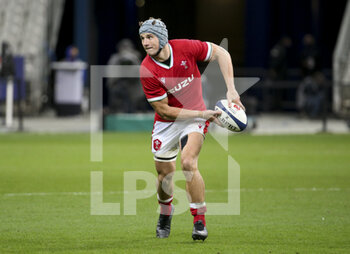 2020-10-24 - Jonathan Davies of Wales during the 2020 International Rugby Union Test Match between France and Wales on October 24, 2020 at Stade de France in Saint-Denis near Paris, France - Photo Jean Catuffe / DPPI - FRANCE VS WALES - TEST MATCH - RUGBY