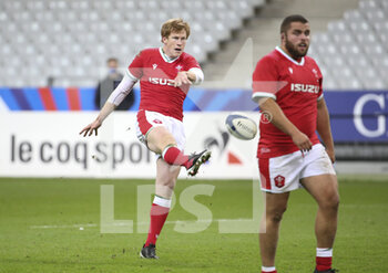 2020-10-24 - Rhys Patchell of Wales during the 2020 International Rugby Union Test Match between France and Wales on October 24, 2020 at Stade de France in Saint-Denis near Paris, France - Photo Jean Catuffe / DPPI - FRANCE VS WALES - TEST MATCH - RUGBY