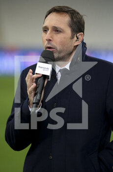 2020-10-24 - Cedric Beaudou comments for France Televisions the 2020 International Rugby Union Test Match between France and Wales on October 24, 2020 at Stade de France in Saint-Denis near Paris, France - Photo Jean Catuffe / DPPI - FRANCE VS WALES - TEST MATCH - RUGBY