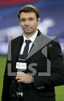 2020-10-24 - Pundit Vincent Clerc comments for France Televisions the 2020 International Rugby Union Test Match between France and Wales on October 24, 2020 at Stade de France in Saint-Denis near Paris, France - Photo Jean Catuffe / DPPI - FRANCE VS WALES - TEST MATCH - RUGBY