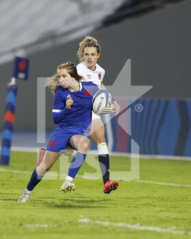 2021-04-30 - Pauline Bourdon of France during the Women's Rugby Union Test Match between France and England on April 30, 2021 at Le Stadium in Villeneuve-d'Ascq, France - Photo Loic Baratoux / DPPI - WOMEN'S FRIENDLY MATCH - FRANCE VS ENGLAND - TEST MATCH - RUGBY