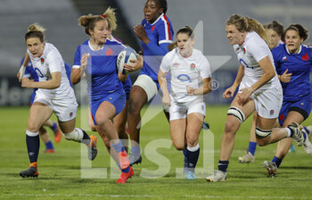 2021-04-30 - Morgane Peyronnet of France during the Women's Rugby Union Test Match between France and England on April 30, 2021 at Le Stadium in Villeneuve-d'Ascq, France - Photo Loic Baratoux / DPPI - WOMEN'S FRIENDLY MATCH - FRANCE VS ENGLAND - TEST MATCH - RUGBY