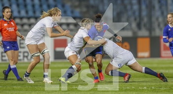 2021-04-30 - Maelle Filopon of France during the Women's Rugby Union Test Match between France and England on April 30, 2021 at Le Stadium in Villeneuve-d'Ascq, France - Photo Loic Baratoux / DPPI - WOMEN'S FRIENDLY MATCH - FRANCE VS ENGLAND - TEST MATCH - RUGBY