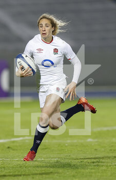 2021-04-30 - Abigail Dow of England during the Women's Rugby Union Test Match between France and England on April 30, 2021 at Le Stadium in Villeneuve-d'Ascq, France - Photo Loic Baratoux / DPPI - WOMEN'S FRIENDLY MATCH - FRANCE VS ENGLAND - TEST MATCH - RUGBY