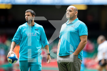 2021-07-10 - Head Coach Mario Ledesma of Argentina ahead of the 2021 Summer Internationals, Rugby Union test match between Wales and Argentina on July 10, 2021 at Principality Stadium in Cardiff, Wales - Photo Simon King / ProSportsImages / DPPI - TEST MATCH 2021 - WALES VS ARGENTINA - TEST MATCH - RUGBY