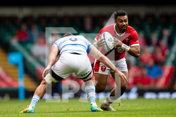 2021-07-10 - Willis Halaholo of Wales during the 2021 Summer Internationals, Rugby Union test match between Wales and Argentina on July 10, 2021 at Principality Stadium in Cardiff, Wales - Photo Simon King / ProSportsImages / DPPI - TEST MATCH 2021 - WALES VS ARGENTINA - TEST MATCH - RUGBY