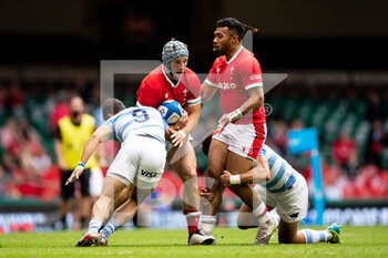 2021-07-10 - Jonathan Davies of Wales during the 2021 Summer Internationals, Rugby Union test match between Wales and Argentina on July 10, 2021 at Principality Stadium in Cardiff, Wales - Photo Simon King / ProSportsImages / DPPI - TEST MATCH 2021 - WALES VS ARGENTINA - TEST MATCH - RUGBY