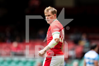2021-07-10 - Nick Tompkins of Wales during the 2021 Summer Internationals, Rugby Union test match between Wales and Argentina on July 10, 2021 at Principality Stadium in Cardiff, Wales - Photo Simon King / ProSportsImages / DPPI - TEST MATCH 2021 - WALES VS ARGENTINA - TEST MATCH - RUGBY