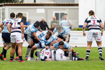 2019-10-19 - Gianmarco Duca Lazio Rugby 1927 controlla il punto d´incontro - MOGLIANO RUGBY 1969 VS LAZIO RUGBY 1927 - ITALIAN SERIE A ELITE - RUGBY
